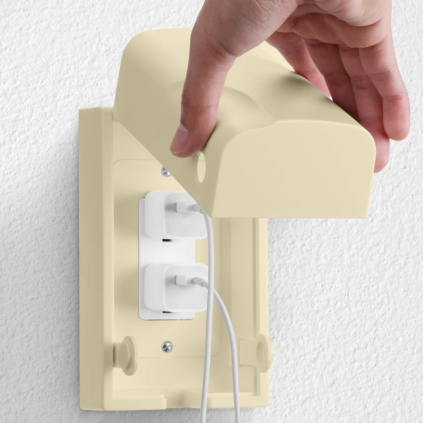 Bates Baby Safety Outlet Cover Box - Plug Covers for Electrical Outlets, Child Proof Outlet Cover, Socket Covers for Outlets