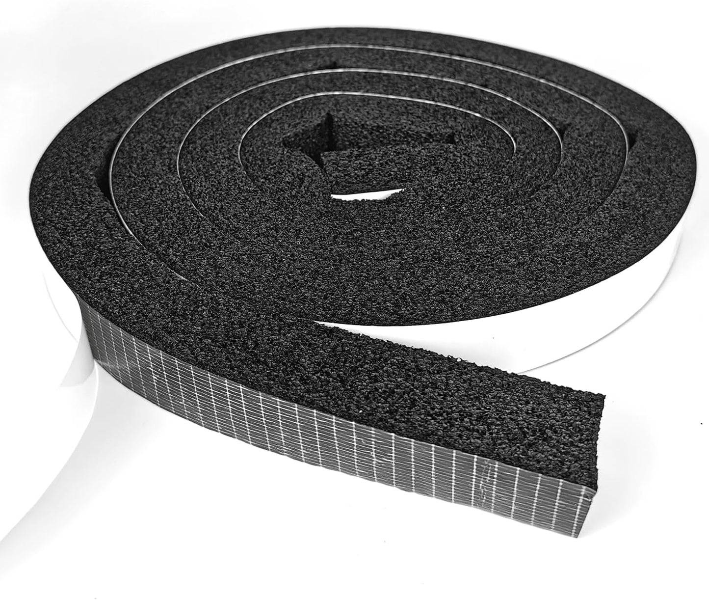 Weather Stripping Door Seal Strip, 1 in x 1 in, AC Insulation Tape, Strong Adhesive, High Reslilience, Weatherproof, Reduce Noise, Gap Filler, Foam Insulation Tape for Doors and Windows