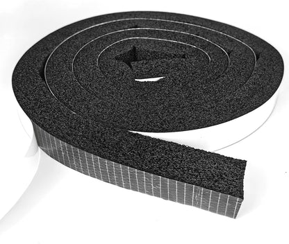 Weather Stripping Door Seal Strip, 1 in x 1 in, AC Insulation Tape, Strong Adhesive, High Reslilience, Weatherproof, Reduce Noise, Gap Filler, Foam Insulation Tape for Doors and Windows