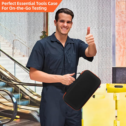 Storage Case Only for Klein Tools Electrical Testers -Hard Protective Carrying Bag Compatible with 80101 Circuit Breaker Finder Kit & ET310/ 69149P Digital Multimeter, XL Size (Does NOT Include Tools)
