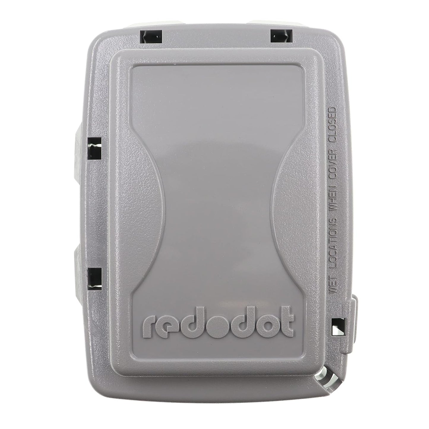Red Dot CKNMG-NG While-in-Use Weatherproof Receptacle/Outlet Cover, Horizontal/Vertical Mount, 1-Gang, Gray (Pack of 1)