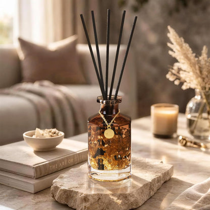 Airkeep Reed Diffuser Set,Black Forest Luxury Scented Diffuser with Sticks Long Lasting Home Fragrance for Bathroom Shelf Decor 6.09 fl oz (180ml)