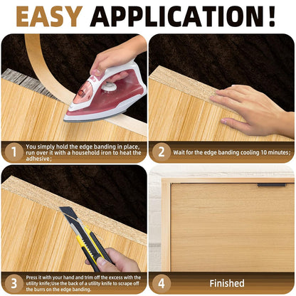 GSCIT Club Wood Grain Repair Tape, 2.4 inch X 15ft Self Adhesive Maple Grain Repair Patch for Tables, Chairs, Baseboards, Doors, Windows, Floors, Handicraft DIY. - Colors A