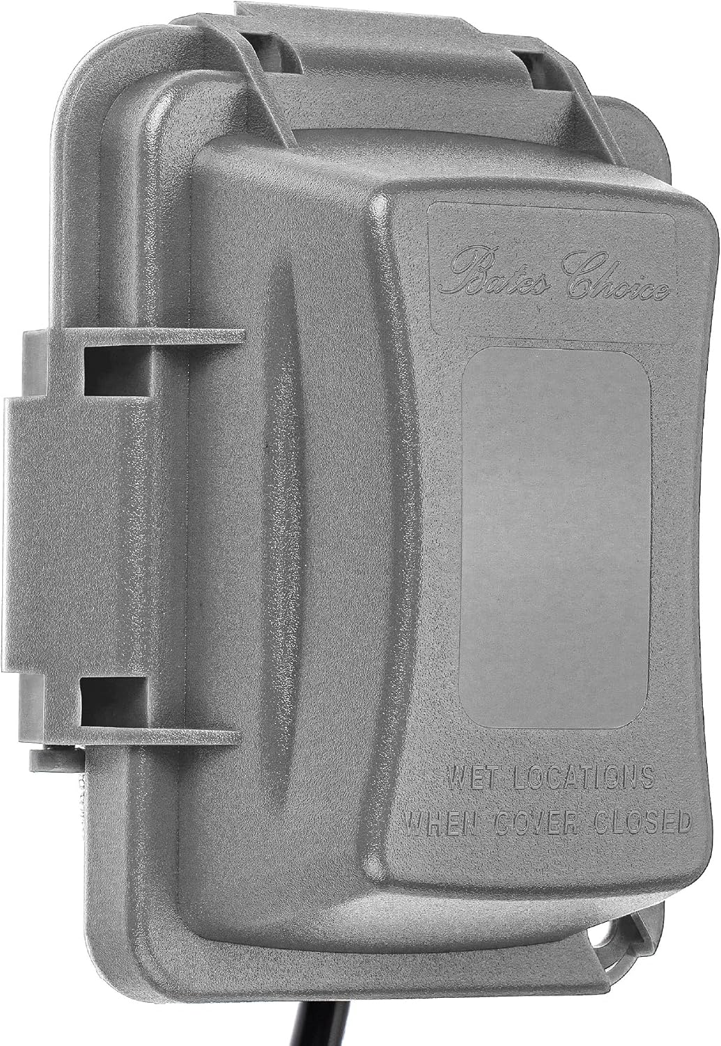Bates- Weatherproof Electrical Outlet Cover, 1-Gang Outdoor Plug Cover | For Protection Against Rain Dust & Outdoor Use