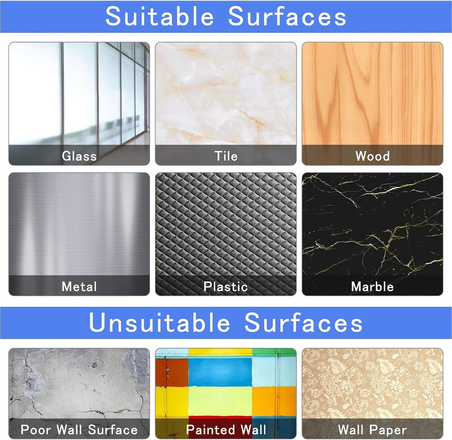 30 Packs Large Adhesive Wall Hooks, Heavy Duty Hold 44lb(Max) Wall Hooks for Hanging, Transparent Waterproof Rustproof Sticky Hooks for Kitchen Bathroom Home Office