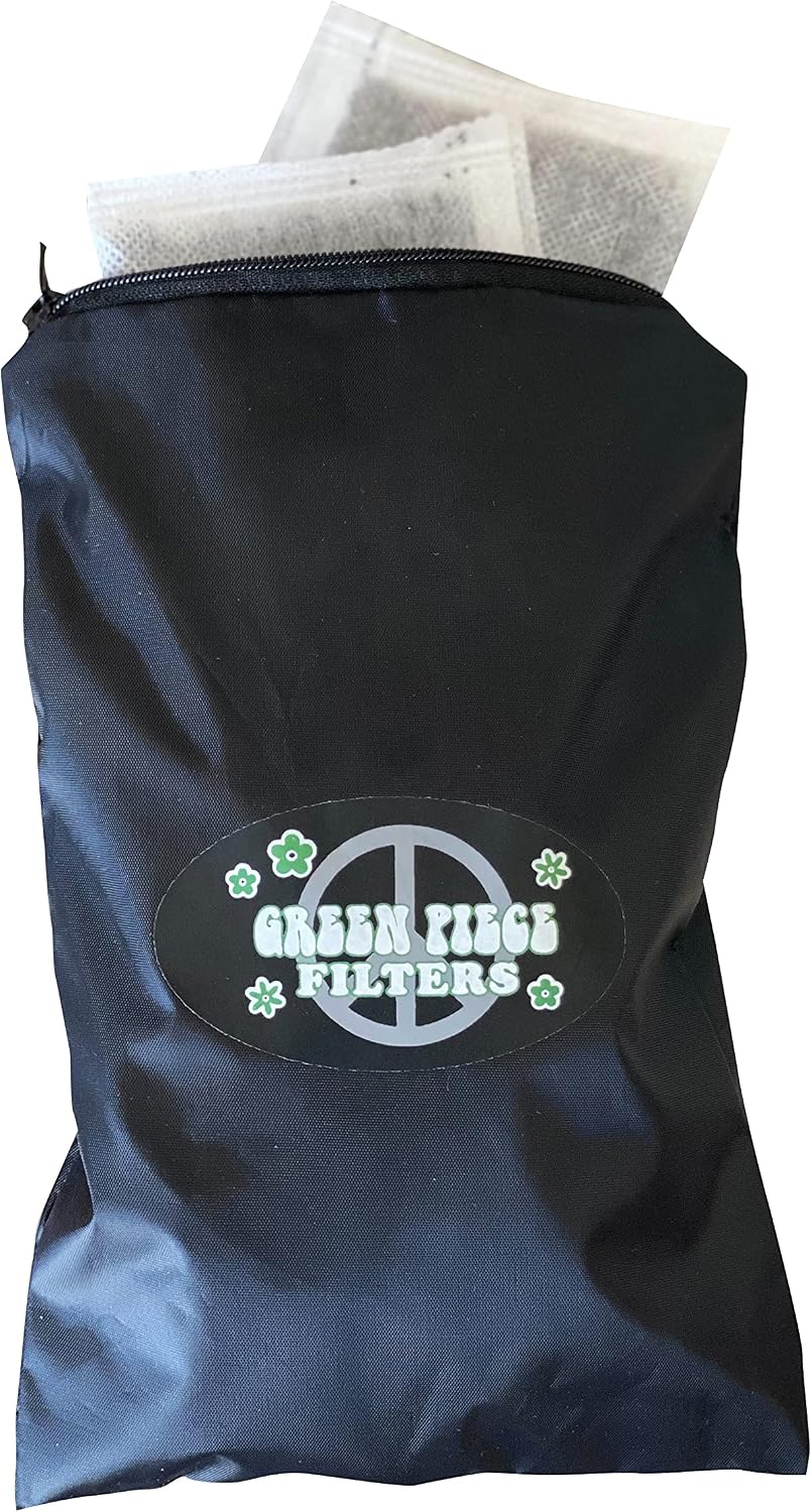 Green Piece® 24 Pack Overstuffed All-Natural Diaper Pail Deodorizer | Activated Charcoal Air Purifier Compatible with Diaper Pails, Shoe Closets, Trash Cans, Pets - Made in The USA by Green Piece