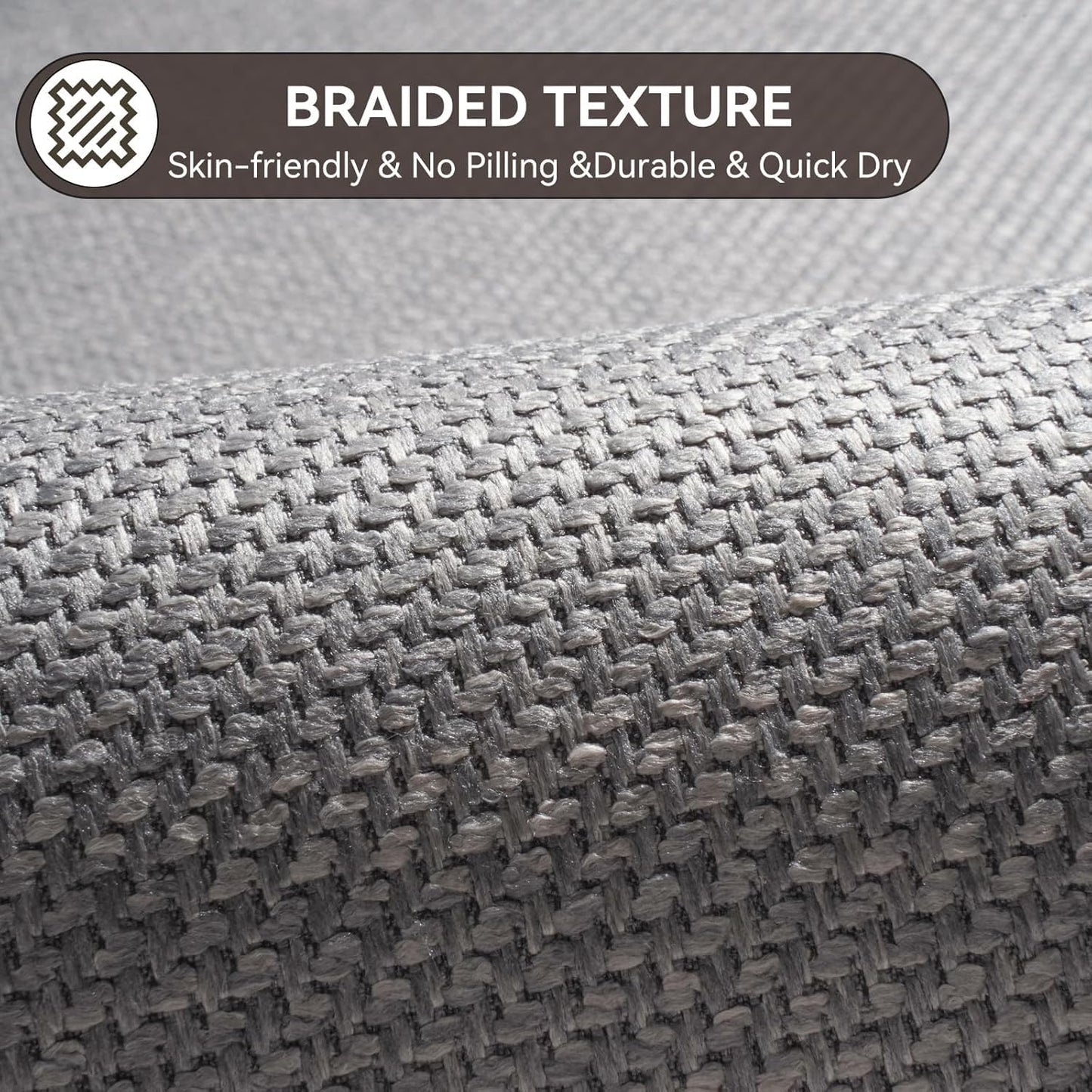 YDKGL Ultra Thin Bathroom Rugs Mat Quick Dry Absorbent Non Slip Bath Mat Bath Mats for Bathtub Mat Bathroom Carpet Fit Under Door Washable Floor Rubber Half Round Bath Rugs Grey 16x24