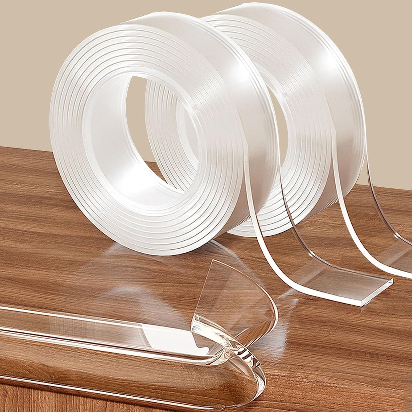 Corner Protectors Baby Proofing,2 in x 6.6ft Clear Edge Protector Strip,Furniture Corner Guards,Cabinets,Tables and Window Sill Sharp Corner Safety Bumpers