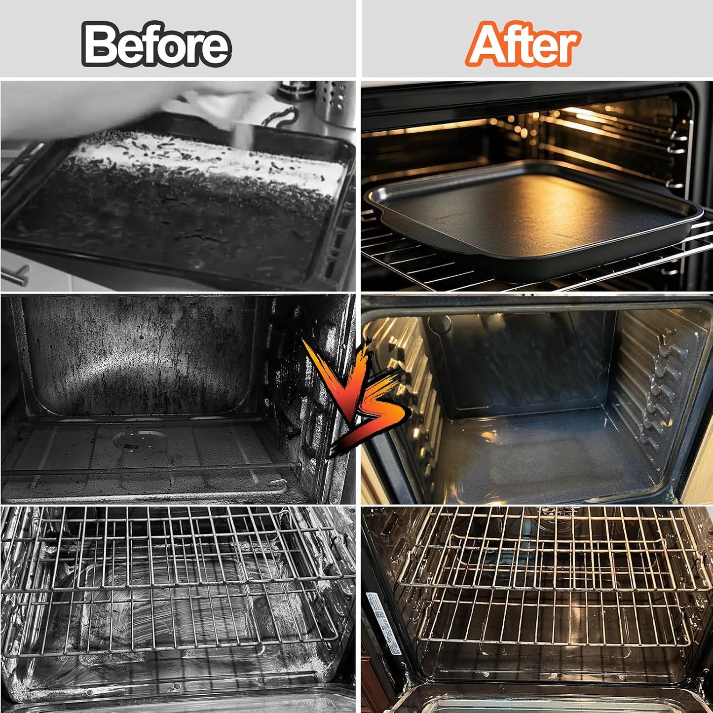 XANGNIER Heavy Duty Oven Cleaner Brush Sets,Oven Cleaning Kits Tools Accessories