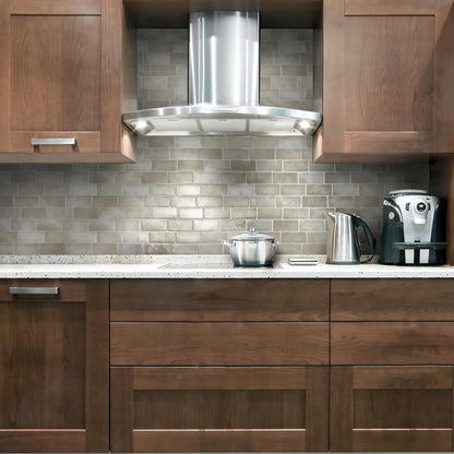 Smart Tiles Peel and Stick backsplash, Subway Teal Green, 11.55"x8.38" | Pack of 5 (2.8 sq ft), Glossy, Heat/Moisture Resistant, Low VOC, Kitchen/Bathroom, Renter Friendly, Made in Canada
