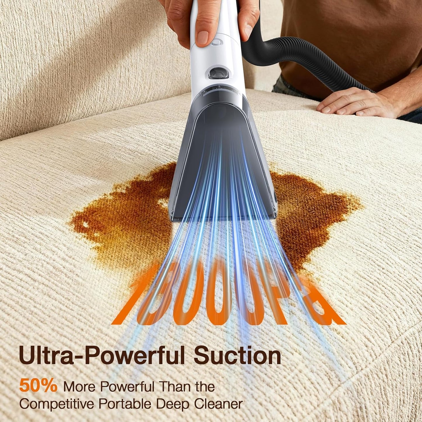 Electric Spin Scrubber, Cordless Cleaning Brush Scrubber with 7 Replaceable Brush Heads and Adjustable Extension Handle, IPX7 Waterproof Power Cleaning Brush for Bathroom Tub Floor Tile Shower