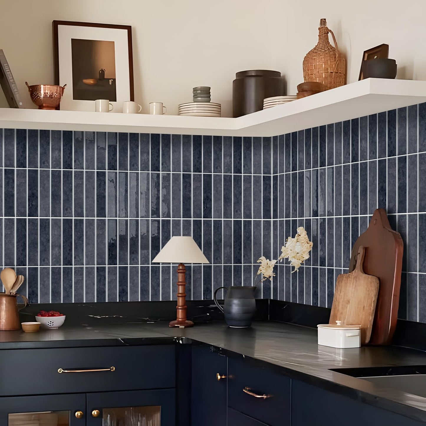 Alwayspon 10 Sheets 12x12inch Beige 3D Vinyl Backsplash Tiles, Self-Adhesive Peel and Stick Wall Tile Stickers Stick on Subway Tiles for Kitchen Bathroom Wall