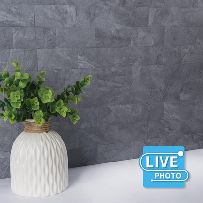 Art3d 10-Pack Peel and Stick Wall Tile for Backsplash, Stick on Stone Tile for Kitchen Bathroom Fireplace Vanitity in Stone Beige