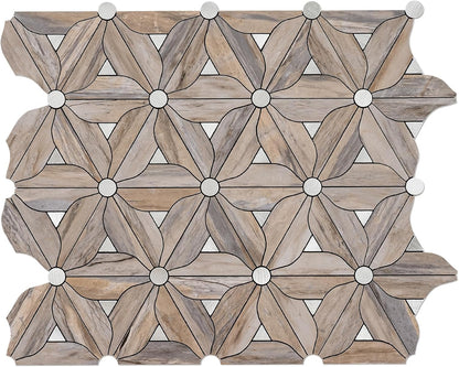Peel and Stick Backsplash Tile, 10 Sheets Waterproof PVC Wall Tiles for Kitchen Bathroom, Thick Self Adhesive Stick on Backsplash, Covers 9.67 Sq.Ft