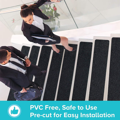 Lifegrip Anti Slip Tape, 4 Inch x 15 Foot Non-Slip Traction Grip Tape for Stairs, Waterproof Stair Treads Grip Non Slip, Non Skid Tape for Steps, Outdoor Black Grip Tape (4" X 15')