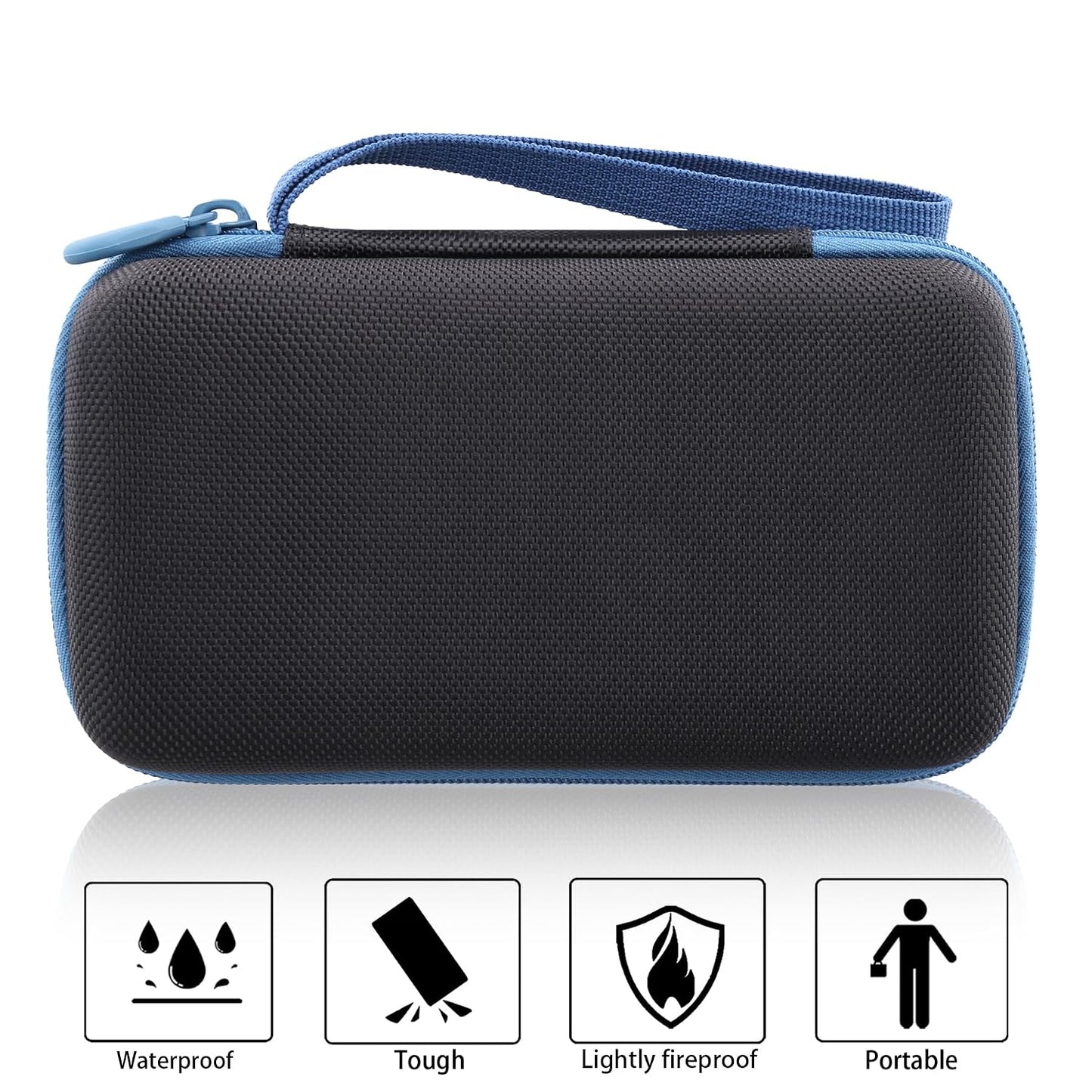 khanka Hard Storage Case for TOPDON BT200 Car Battery Tester 24V 12V Load Tester,Hard Shell Protective Bag for TOPDON BT200 100-2000CCA Automotive Alternator Tester,Case Only