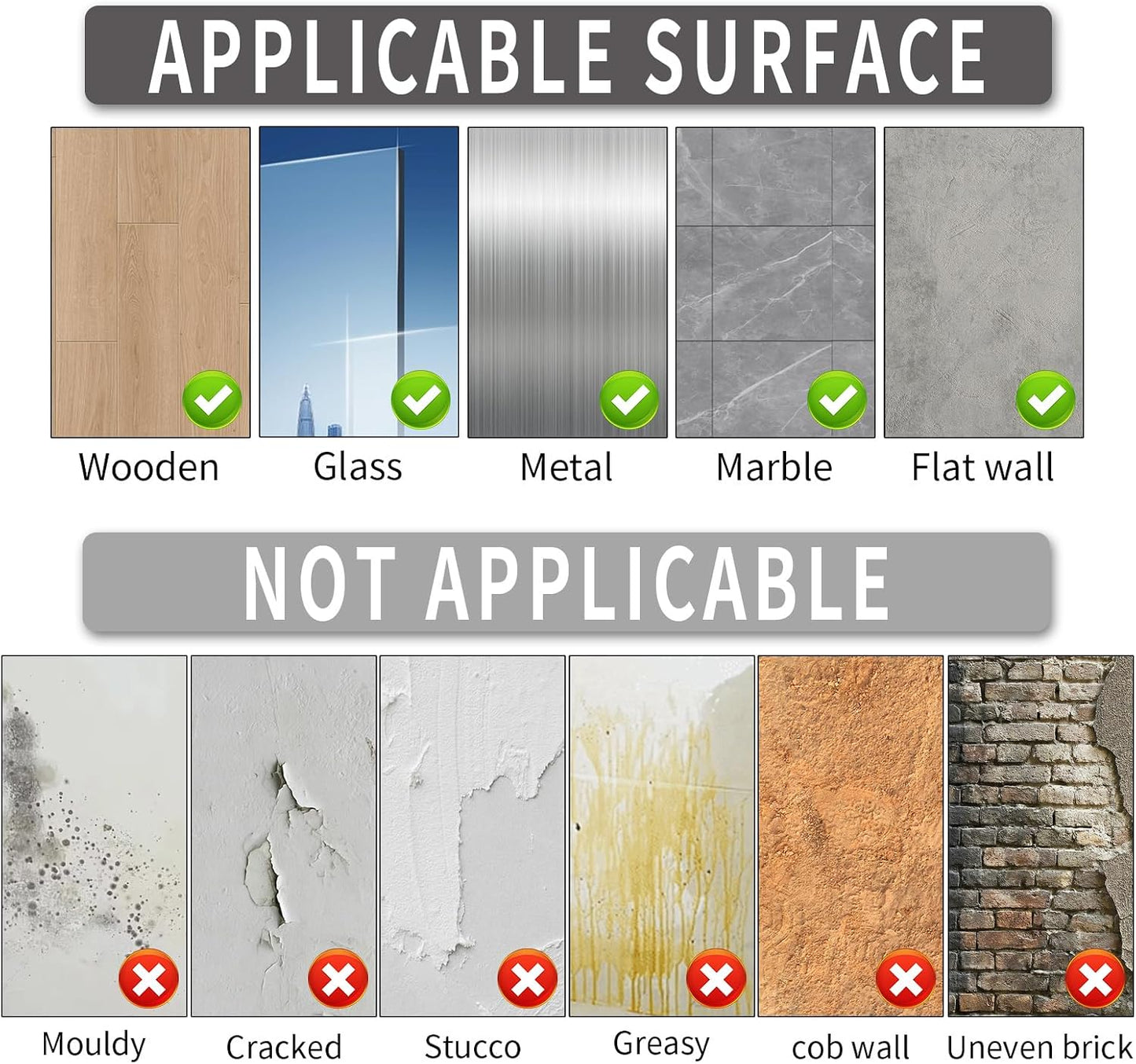 10 Sheets Peel and Stick Backsplash for Kitchen 12"X12" Renter Friendly Backsplash Back Splash Adhesive Subway Wall Tile Flat Vinyl Sticker for Bathroom Grey Marble (Not 3D Tile)