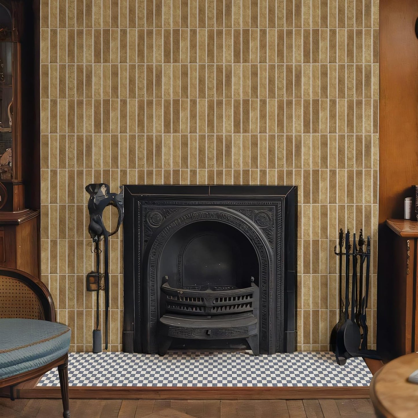 10 Sheets Thicker Design Peel and Stick Backsplash, Self Adhesive Wall Tiles, Stick on Backsplash for Kitchen and Bathroom, 11.8"x11.8",Beige