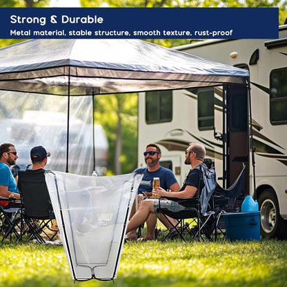 Outdoor Trash Bag Holder Stand,Metal Garbage Bag Holder for 30-45 Gallon Bags,Leaf Bag Support Stand Holder,Portable Multi-Use Garbage Bag Frame Holder for Leaves Camping Lawn Party Weeding Yard