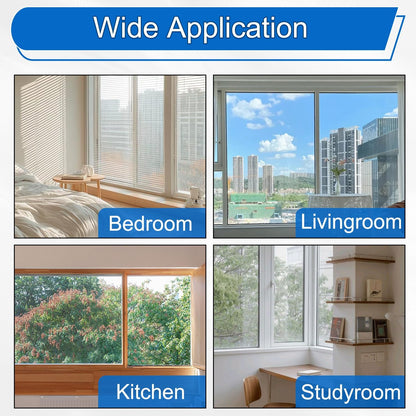 Thermal Shrink Window Insulation Film Kit 5 Pack (47"x315") – Heavy-Duty, Custom-Cut to Size | Blocks Drafts, Saves Energy | Easy DIY Install & Remove with Tape | Fits Home, Office, RV
