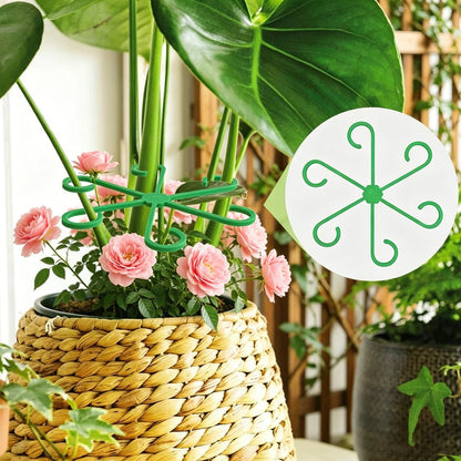 4 Sizes Plant Stem Support for Indoor Outdoor, 2026 New 4 Sizes Reusable Plant Stabilizer for Climbing Plants, Plants Accessories Garden Tools