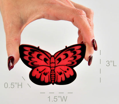 HOME-X 3D Butterfly Screen Patches, Mesh Door Repair Kit, Decorative Patch Set of 3