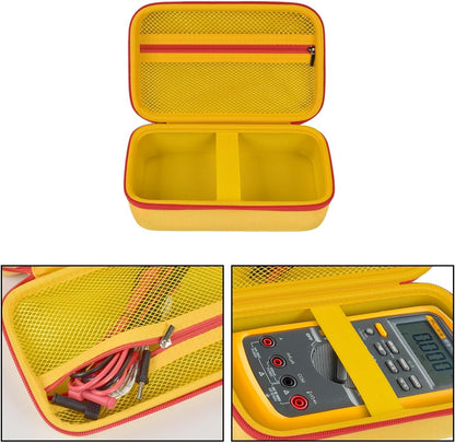 Comecase Hard Carrying Case for Fluke 87-V/ 88V/ 15B+/ 17B+ and More Digital Multimeter, Protective Travel Storage Bag - Black