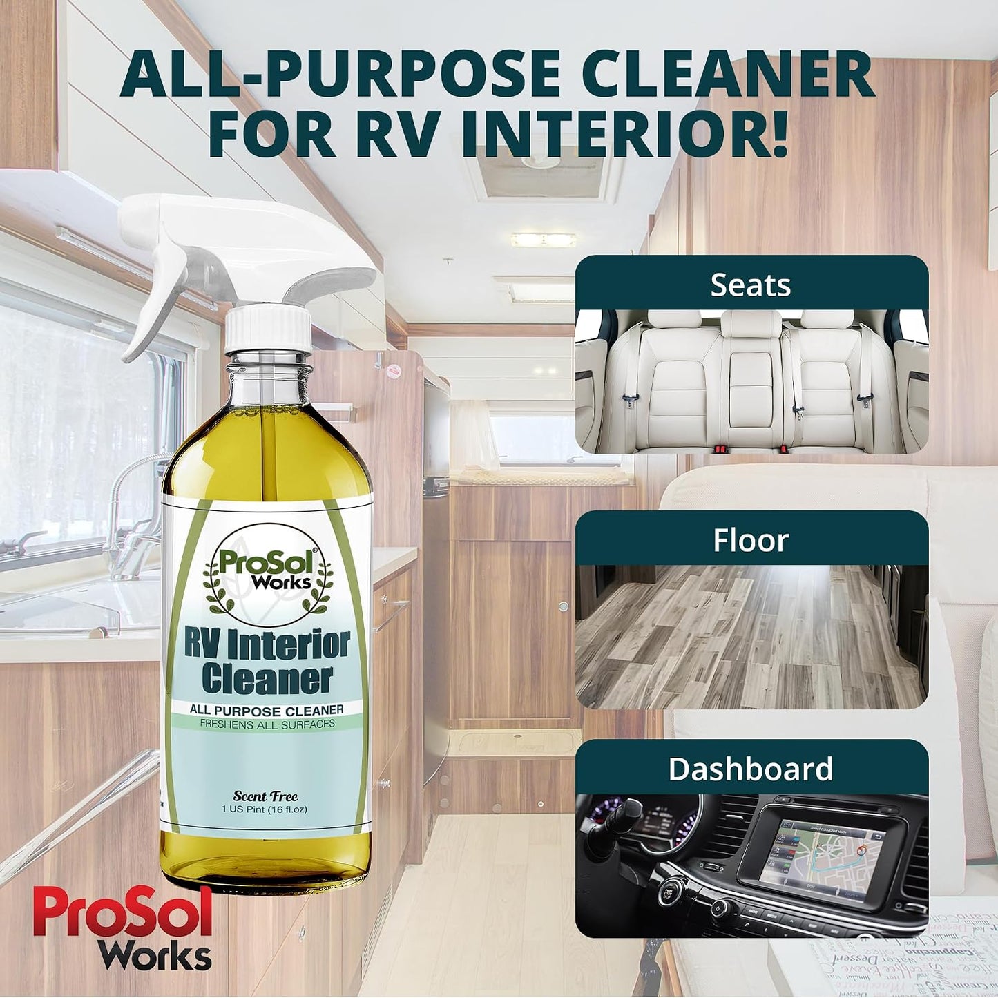 Degreaser Cleaner Heavy Duty Cleaning Spray 16 oz - Kitchen Cleaner for Stubborn Splatters, Stove Top, Grill, Drip Pans, & Oven Cleaner - Safe on All Surfaces - Fresh Scent
