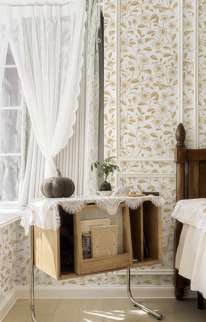 Heroad Boho Peel and Stick Wallpaper Beige Renter Friendly Wall Paper Peel and Stick Modern Contact Paper Neutral Geometric Wallpaper for Bedroom Bathroom Cabinets Decor Vinyl Waterproof 17.3"x78.7"