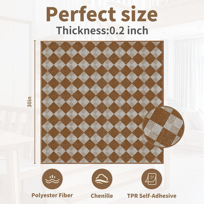 Non-Slip Carpet Stair Treads 15PCS, 8"x30" Peel and Stick Stair Runner for Wooden Steps Indoor, Washable Reusable Adhesive Backing, Pet-Friendly Safety Mats for Kids, Elders, Dogs