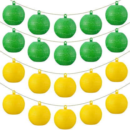 Qualirey 10 Pcs Sticky Fruit Fly Trap Ball Adhesive Fly Catching Ball Sticky Glue Fly Gnat Wasp Hornet Mosquito Bugs Flying Insects Trap Ball Traps (Yellow)