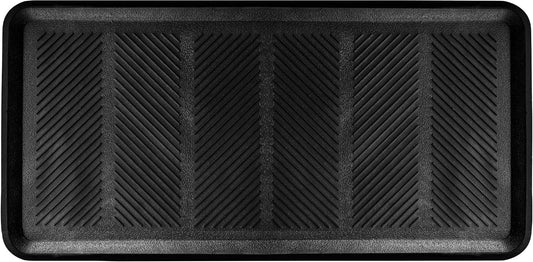 SafetyCare Rubber Shoe & Boot Tray - Multi-Purpose - 32 x 16 Inches - 2 Mats