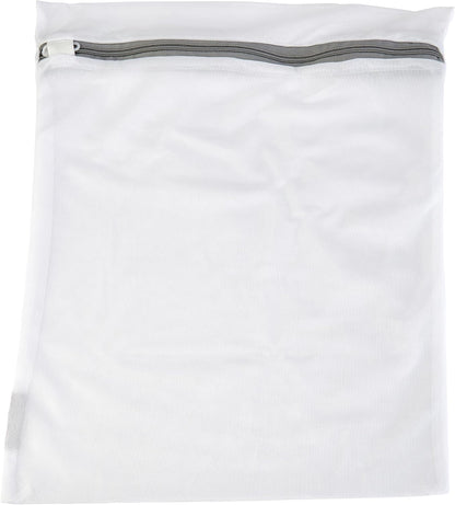 Laundry 360 Large Mesh Wash Bag | Laundry | Washing Machine | Zipper Closure | Prevents Pulling and Tearing | Clothes | Garments | Delicates | Socks | White