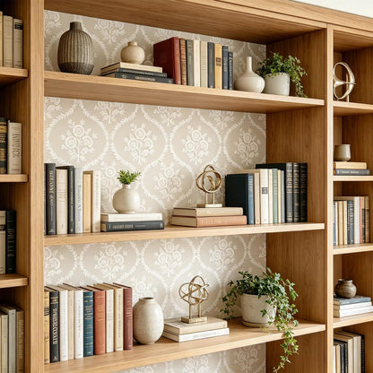 TACHIO Floral Peel and Stick Wallpaper French Country Contact Paper 17.5" x 118" Waterproof Self Adhesive Wall Paper for Bedroom Living Room & Accent Walls Vinyl Removable Renter Friendly