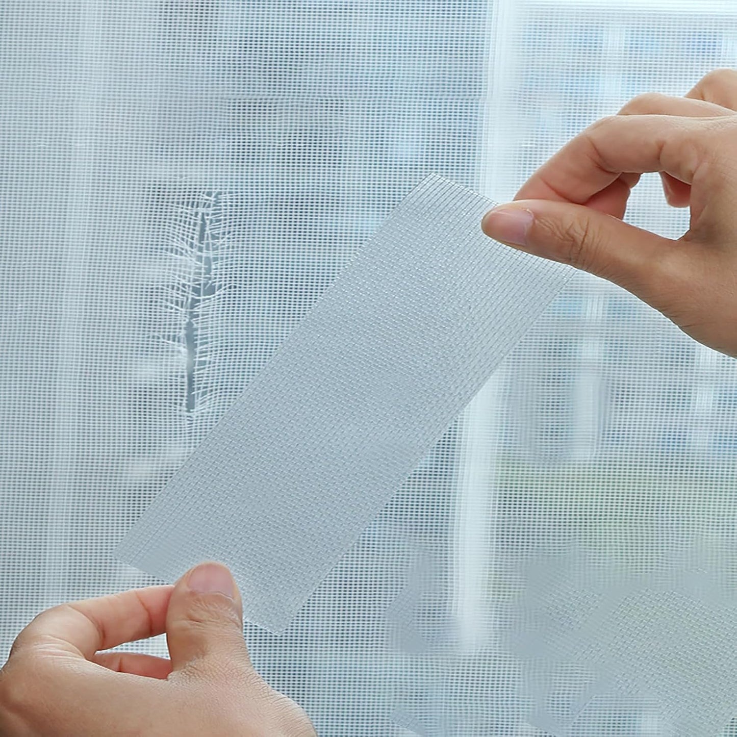 Window Screen Repair Tapes, 2.75in x 66FT, Screen Rrepair Kit for Windows or Doors，Strong Adhesive and Breathable，Easy to Cut