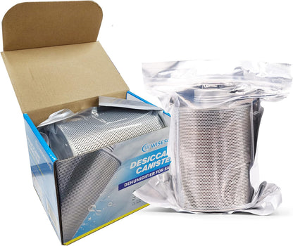 Wisesorb 800 Gram Gun Safe Dehumidifier, 2 Pack of 1.77 LBS Rechargeable Dehumidifier Blue to Pink Silica Gel Desiccant Moisture Absorbers, Dehumidifiers for Room, Bedroom, Safe, Closet, Bathroom, Car