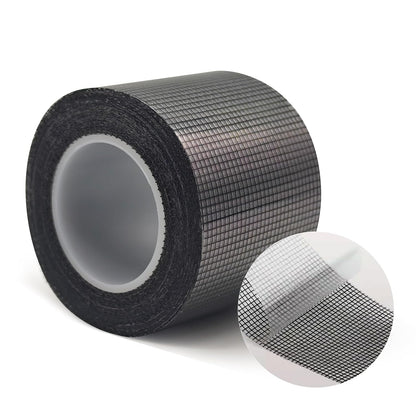 Screen Door Repair Tape, Summer Insect Prevention, 2 in x 20 FT Self-Adhesive Fiberglass Mesh Patch Kit, Waterproof Screen Repair Kit for Windows or Doors, Easy to Cut, No Tools Needed