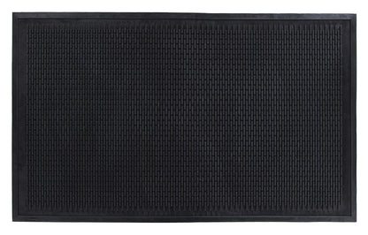 Guardian - MLL14030500 Clean Step Scraper Outdoor Floor Mat, Natural Rubber, 3'x5', Black, Ideal for any outside entryway, Scrapes Shoes Clean of Dirt and Grime