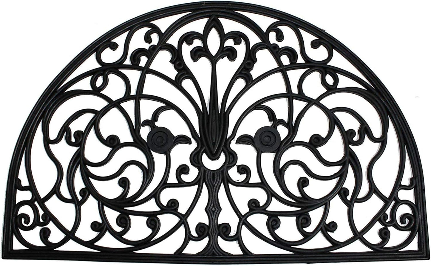 DII Rubber Doormats Collection All Weather, 18x30, Lattice