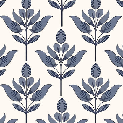 BOKEBEVE Leaves Contact Paper Floral Wallpaper Stick and Peel Boho Damask Wall Paper for Liner Drawer Cabinet Backsplash Renter Friendly Waterproof 17.5 x 118In