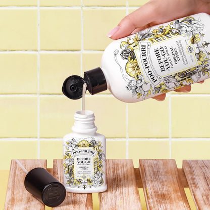 Poo-Pourri Before-You-Go Toilet Spray Refill, Original Citrus, 16 Fl Oz, Up to 800 Uses, Bathroom Odor Deodorizer with Essential Oils for Home or Work, Lemon, Bergamot and Lemongrass Scent