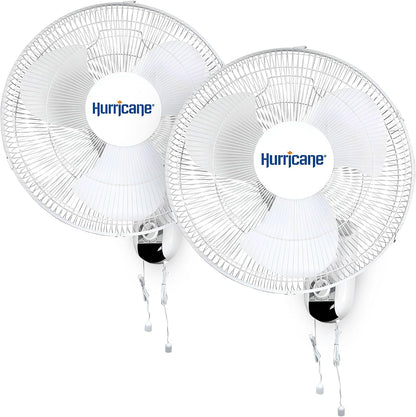 Hurricane Classic 6 Inch Clip Fan, 2 Speed Portable Desk Table Fan with Tilt, White
