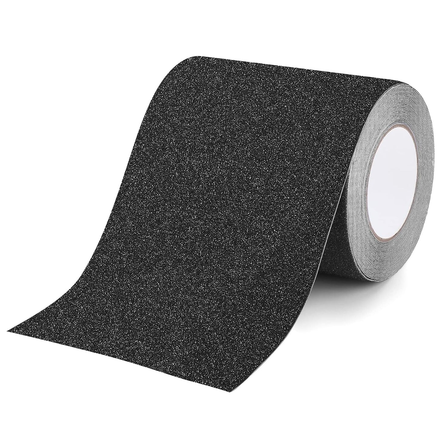 Qingluan Grip Tape, Heavy Duty Anti Slip Tape for Stairs Outdoor/Indoor Waterproof 4" x 33 ft, Safety Non-Slip Roll for Stair Step Traction Treads Stair Non Slip Strips Grey