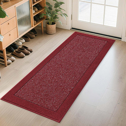 BEQHAUSE Indoor Door Mat 20" x 32", Dirt Trapper Door Mats Non-Slip Entryway Rugs Washable, Resist Dirt Absorbent Welcome Mat, Low Profile Floor Mats for Front Back Door and Entryway, Taupe