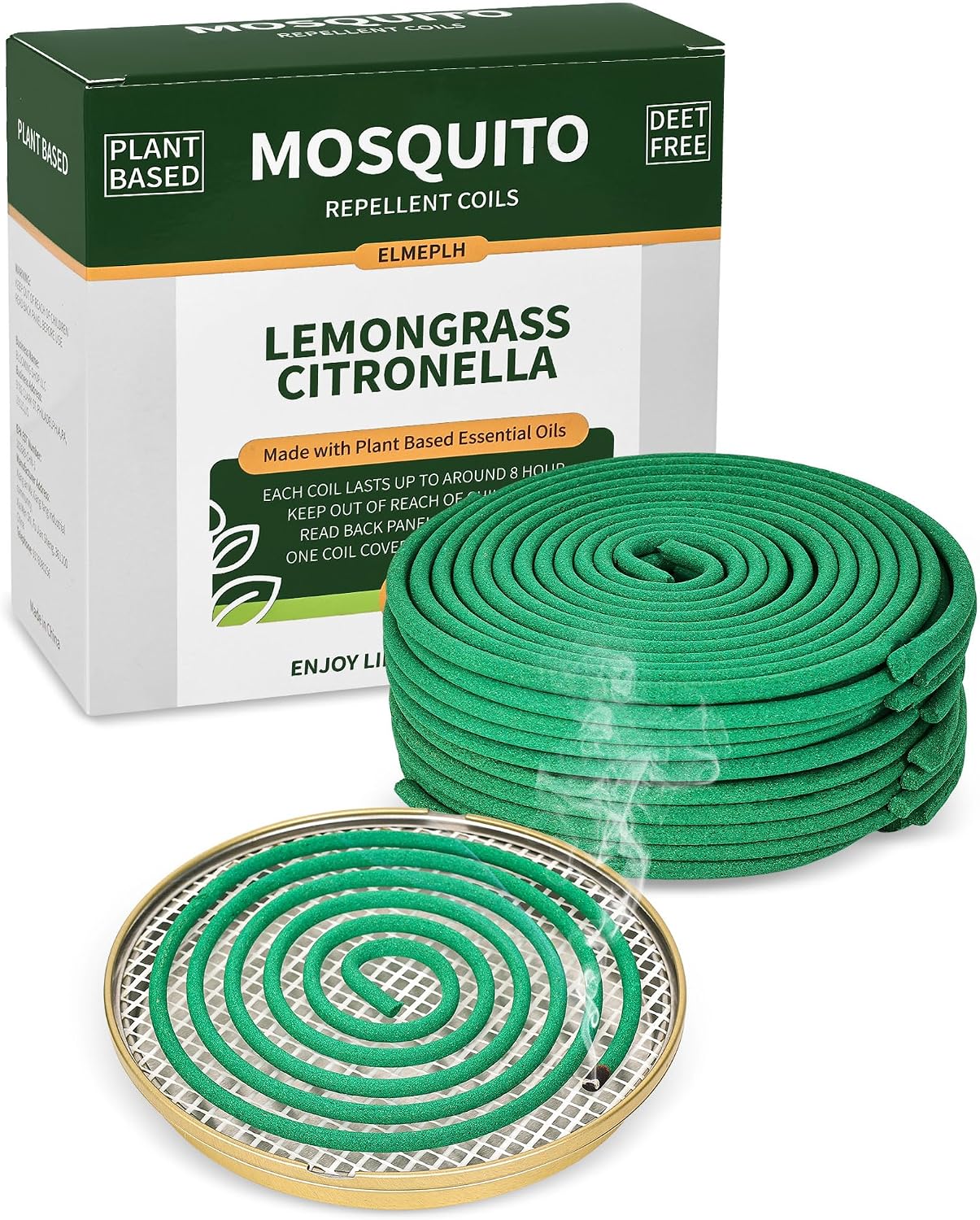 Mosquito Repellent Incense Sticks 40 Pieces per Box - Citronella Incense Sticks or Outdoor Patio/Citronella Oil/Lemongrass and Rosemary Oil/Made with Natural Based Essential