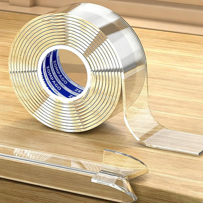 ZOMPAGO Baby Proofing Edge Protector Strip 2In x 13.4FT Clear Furniture Corner Guards for Toddlers Transparent Soft Sharp Edge Safety Bumpers Table Desk Fireplace Child Proof Protector Tape