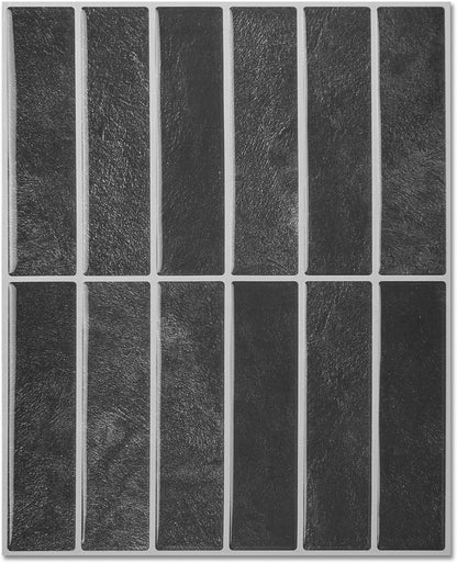 LONGKING Marble Peel and Stick Backsplash for Kitchen, 3D Adhesive Tile Backsplash for Kitchen, Bathroom, Wall Tile, 10 Sheets, 12" x 12"