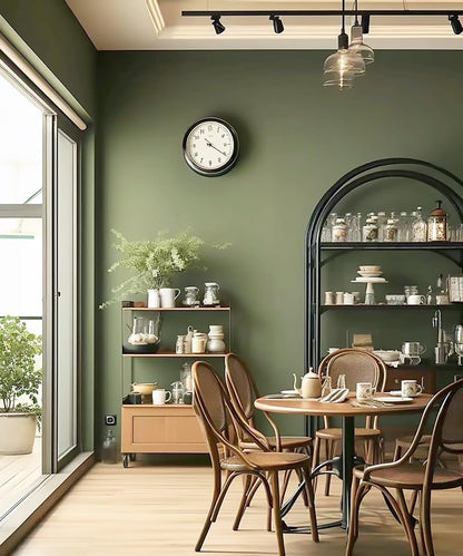 Dimoon 118''x17.7'' Green Peel and Stick Wallpaper Contact Paper Modern Self Adhesive Wall Paper Removable Renter Friendly Textured Solid Color Shelf Cabinet Vinyl Roll (118''x17.7'',Dark Green) - Colors B