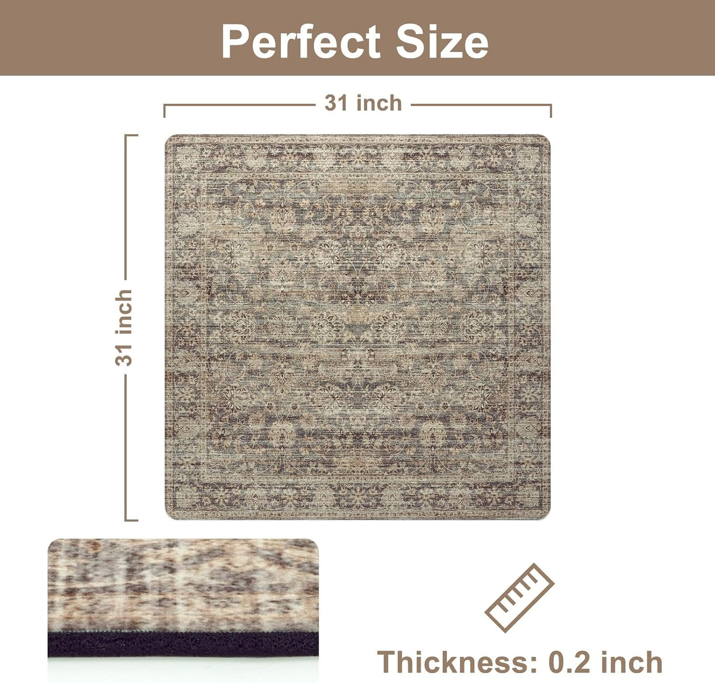 OJIA Extra Non-Slip Stair Treads for Wooden Steps 15PCS, 30"X8" Rubber Indoor Stair Runner Slip Resistant Stair Rugs Safety Mats for Dogs, Kids & Elders, Stairway Grip Step Treads, Gray