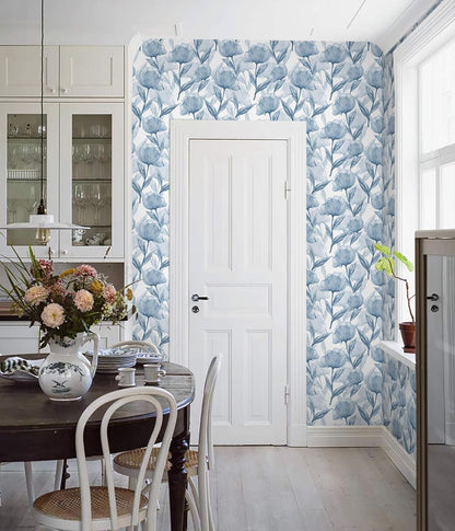 Heroad 16.1''x118'' Floral Peel and Stick Wallpaper Vintage Contact Paper Pink Rose Wall Paper Removable Renter Friendly Wallpaper for Bathroom Bedroom Nursery Waterproof Self Adhesive Vinyl Rolls